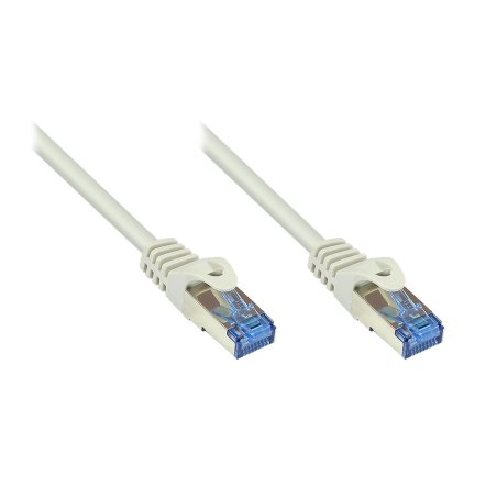Alcasa Cat. 6A S/FTP 3m câble de réseau Gris Cat6a S/FTP (S-STP)