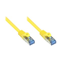 Alcasa S/FTP Cat6A 3m networking cable Yellow SF/UTP (S-FTP)