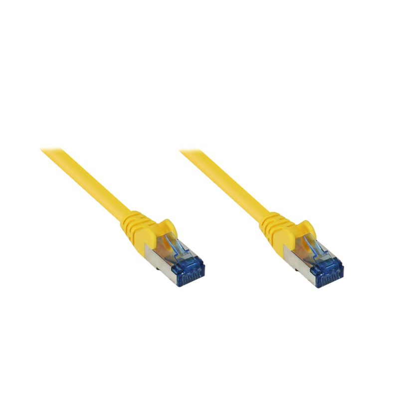 Alcasa 8060-H075Y câble de réseau Jaune 7,5 m Cat6a S/FTP (S-STP)