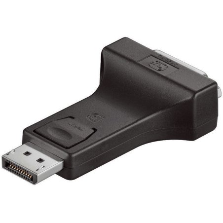 Alcasa DVI-DP changeur de genre de câble DisplayPort DVI-I Noir
