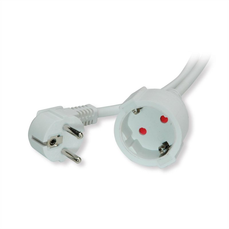VALUE 19991177 power extension 5 m 1 AC outlet(s) Indoor White