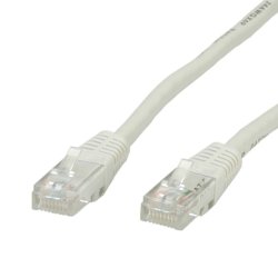 VALUE Cordon Cat.5e UTP confectionné gris 5,0m