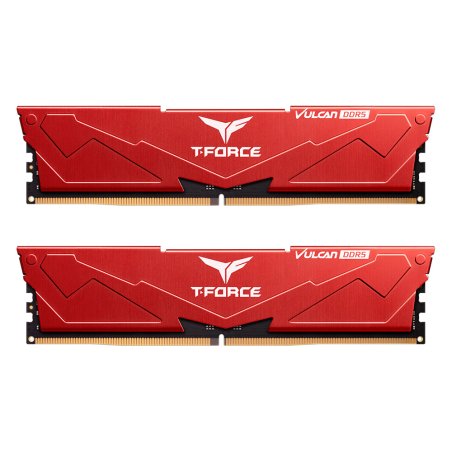 32GB Team Group T-Force Vulcan Desktop Memory rot - 32 GB, 6.000 MHz