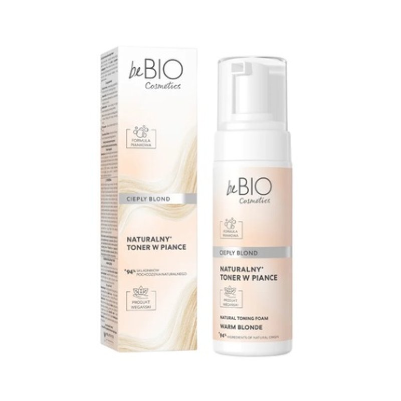 Be Bio Natural Foam Toner Warm Blonde 120ml