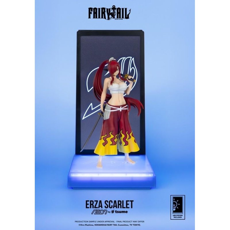 FAIRY TAIL - Erza Scarlet - Figurine Neon by Tsume 25cm
