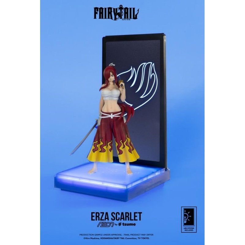 FAIRY TAIL - Erza Scarlet - Figurine Neon by Tsume 25cm