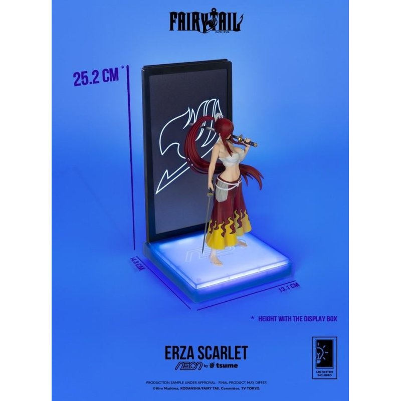 FAIRY TAIL - Erza Scarlet - Figurine Neon by Tsume 25cm