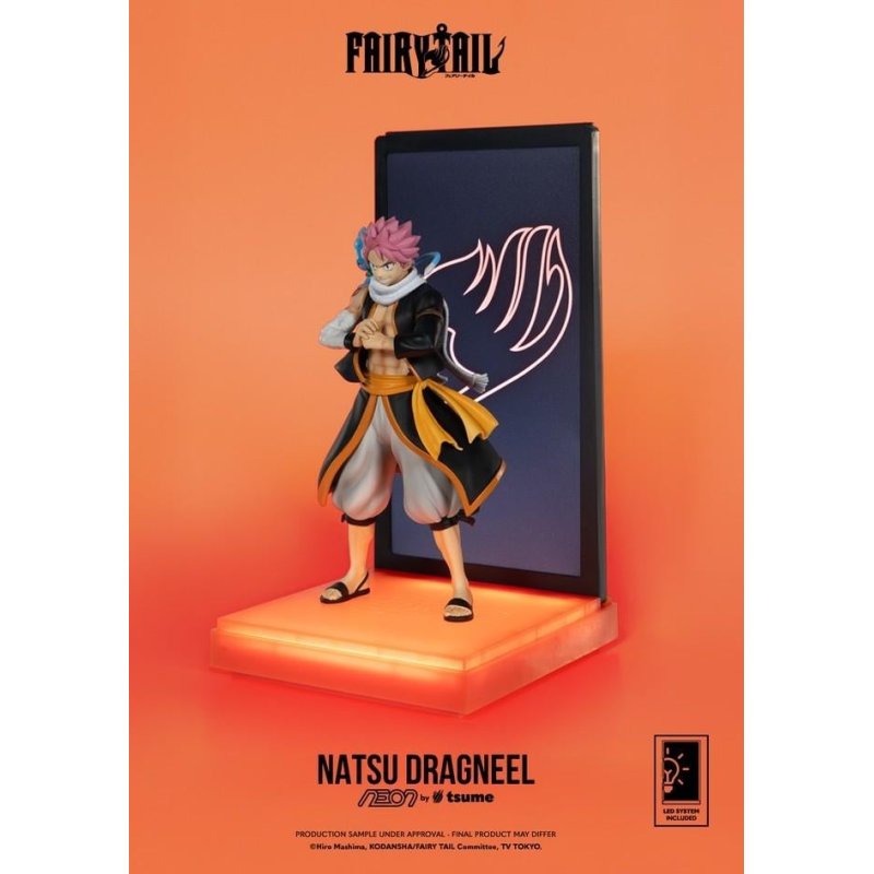 FAIRY TAIL - Natsu Dragneel - Figurine Neon by Tsume 25cm