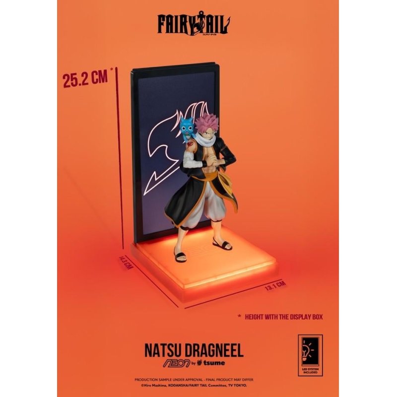 FAIRY TAIL - Natsu Dragneel - Figurine Neon by Tsume 25cm