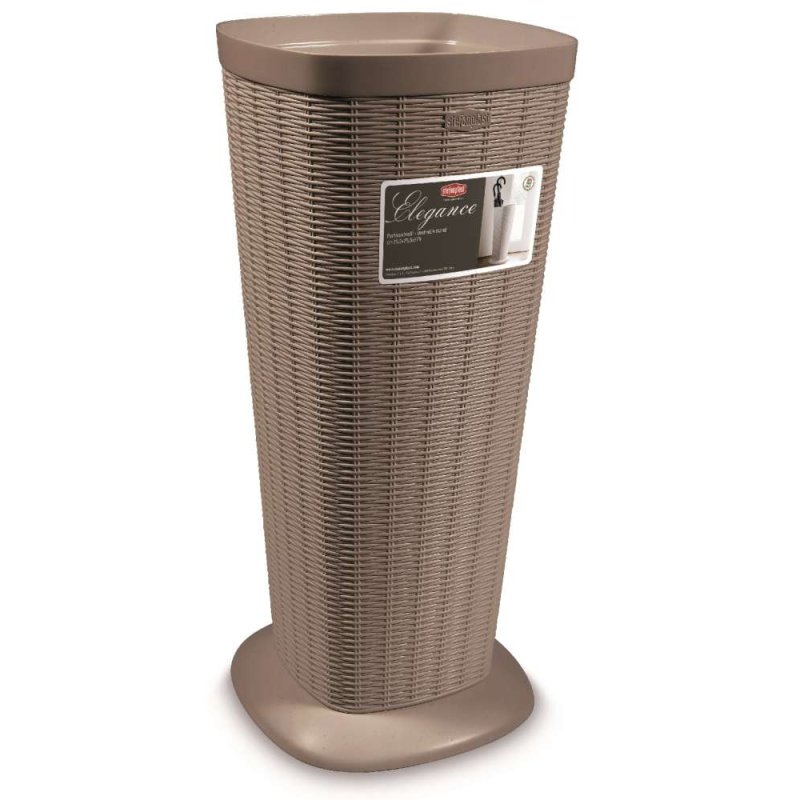 Stefanplast Elegance Umbrella Stand Dove Grey 25.5 x 25.5 x 57 cm