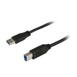 Synergy 21 S215303 USB cable USB 3.2 Gen 1 (3.1 Gen 1) 5 m USB A USB B Black
