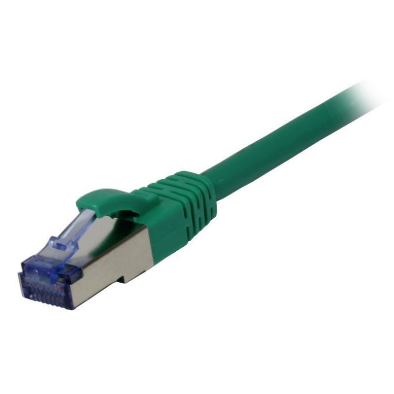 Synergy21 Patchkabel RJ45, CAT6A 500Mhz, 15m, grün, S-STP(S/FTP), AWG26, LSZH,