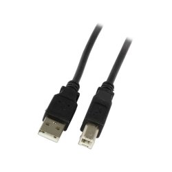 Synergy 21 S215471 câble USB USB 2.0 3 m USB A USB B Noir