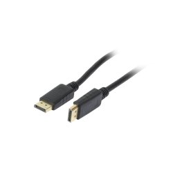 Synergy 21 S215438V2 câble DisplayPort 1 m Noir