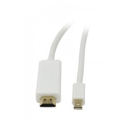Synergy 21 S215652 câble vidéo et adaptateur 1,2 m Mini DisplayPort HDMI Blanc