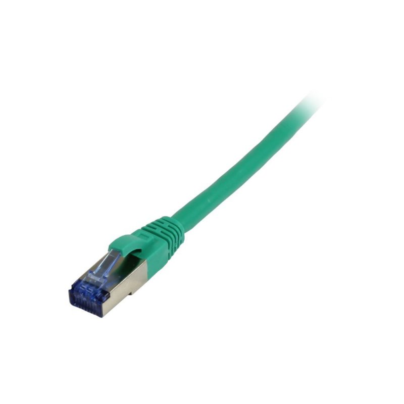 Synergy21 Patchkabel RJ45, CAT6A 500Mhz, 5m, grün, S-STP(S/FTP), TPE/LSZH(Superflex), AWG26,