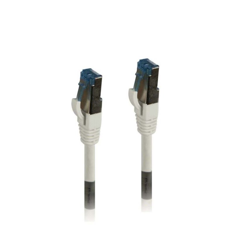 Synergy21 Patchkabel RJ45, CAT6A 500Mhz, 0,15m, weiss, S-STP(S/FTP), TPE/LSZH(Superflex), AWG26,