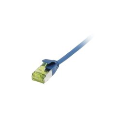 Synergy21 Patchkabel RJ45, CAT6A 500Mhz, 1,5m, blau, U/FTP, slimline rund d3,8mm, TPE/LSZH(Superflex), AWG32, mit CAT7