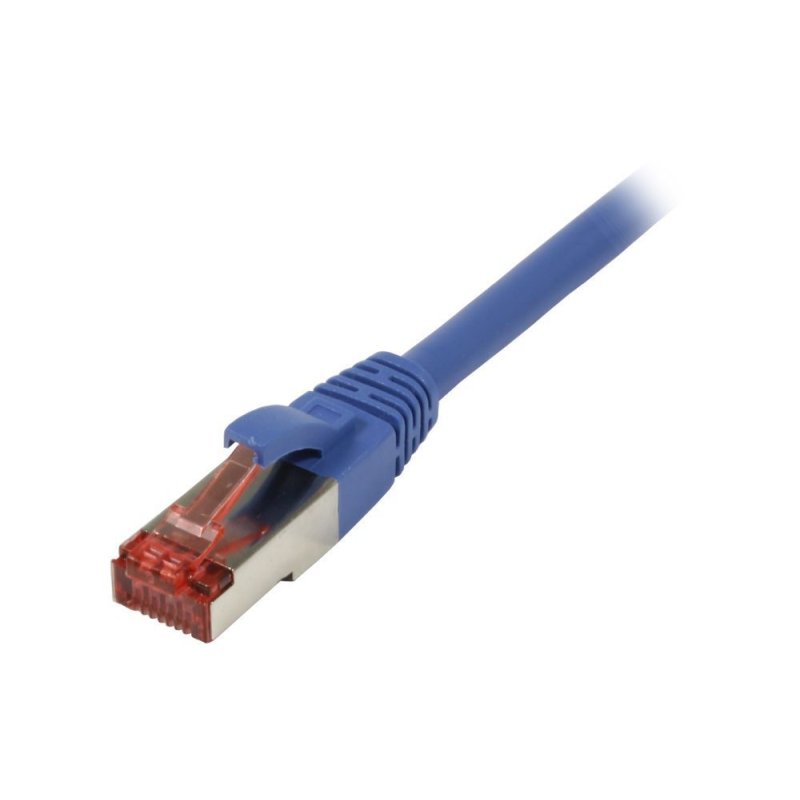 Synergy21 Patchkabel RJ45, CAT6 250Mhz, 10m blau, S-STP(S/FTP), TPE/LSZH(Superflex)