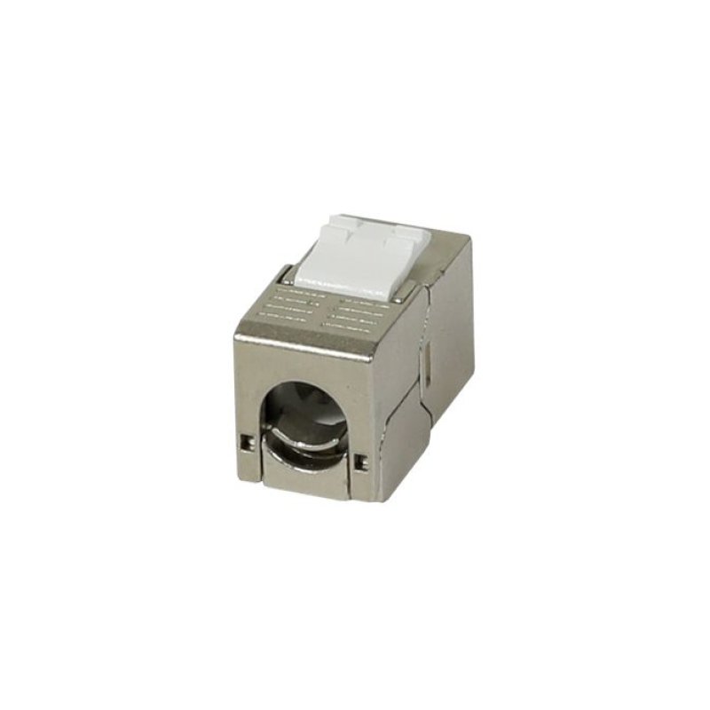 Synergy21 Keystone, Modul, TP-Buchse(RJ45), CAT6A, 500MHz, Short, mit Kabelklemme
