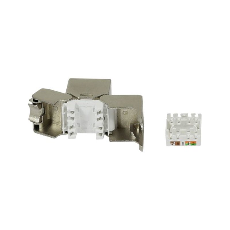 Synergy21 Keystone, Modul, TP-Buchse(RJ45), CAT6A, 500MHz, Short, mit Kabelklemme