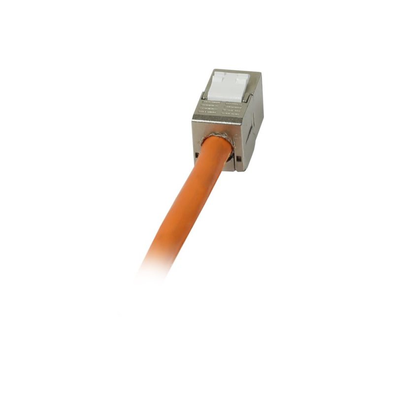 Synergy21 Keystone, Modul, TP-Buchse(RJ45), CAT6A, 500MHz, Short, mit Kabelklemme