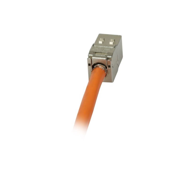 Synergy21 Keystone, Modul, TP-Buchse(RJ45), CAT6A, 500MHz, Short, mit Kabelklemme