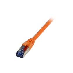 Synergy21 Patchkabel RJ45, CAT6A 500Mhz, 2m, orange, S-STP(S/FTP), TPE/LSZH(Superflex), AWG26,