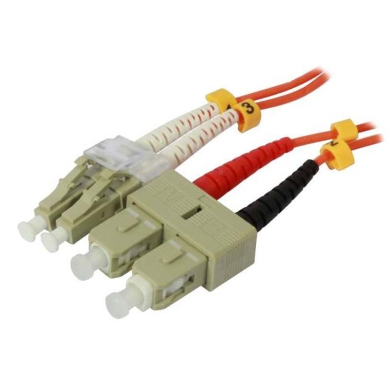 Synergy 21 S216729 câble InfiniBand et à fibres optiques 1 m 2x LC 2x SC Orange