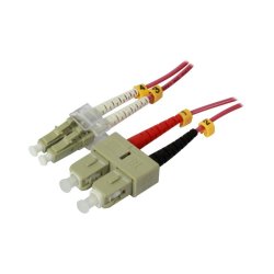 Synergy21 LWL-2-Faser-Patchk. 5mtr.LC-SC, 50/125um,OM4, AD2mm,