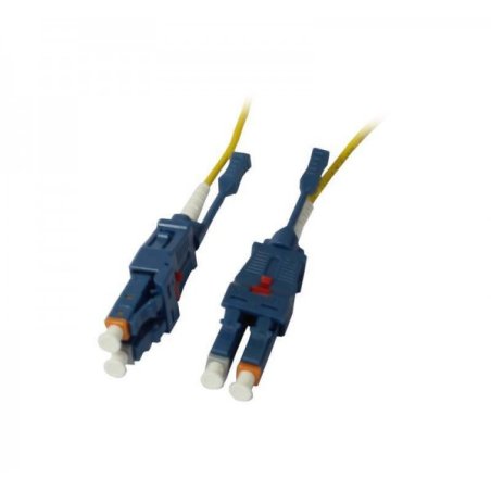 Synergy21 LWL-2-Faser-Patchk. 5mtr.LC-LC, 9/125um, OS2, Uniboot(drehbar), Push/Pull, AD2mm,