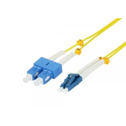 Synergy 21 S217037 câble InfiniBand et à fibres optiques 10 m 2x LC 2x SC Bleu, Blanc, Jaune