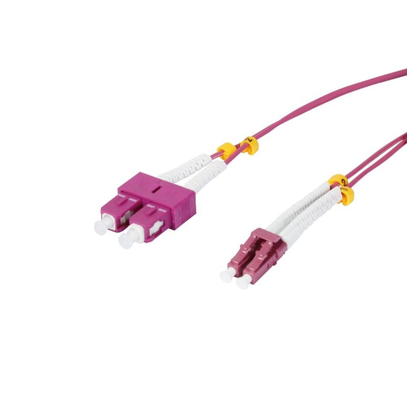 Synergy 21 S217017 InfiniBand/fibre optic cable 10 m 2x LC 2x SC Bordeaux, White