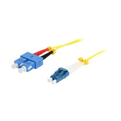 Synergy21 LWL-2-Faser-Patchk. 1,5mtr.LC-SC, 9/125um, OS2, AD2mm