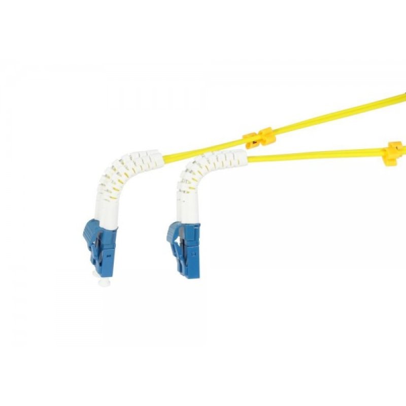 Synergy21 LWL-2-Faser-Patchk. 1,5mtr.LC-LC, 9/125um, OS2, AD2mm, flexible Knickschutztülle, G657.A2,