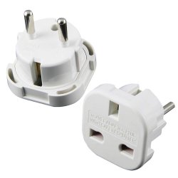 Synergy 21 S21-LED-000995 adaptateur prise d'alimentation Type F Type D (Royaume-Uni) Blanc