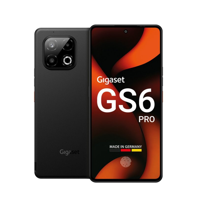 Gigaset GS6 PRO 16.9 cm (6.67") Dual SIM Android 15 5G USB Type-C 8 GB 128 GB 5300 mAh Black