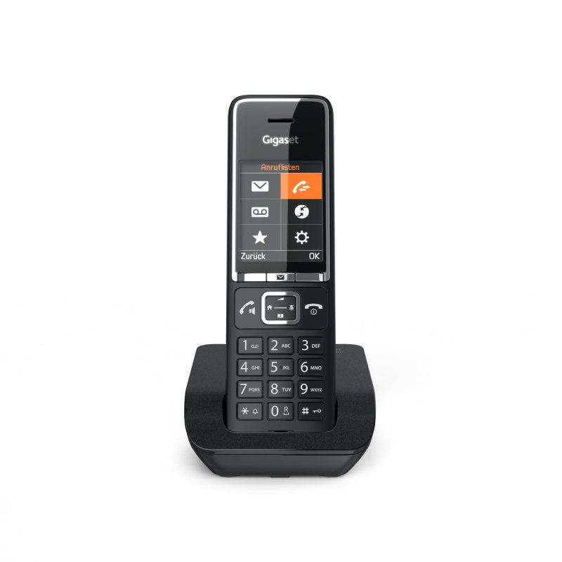 Gigaset COMFORT 550 Analog telephone Caller ID Black