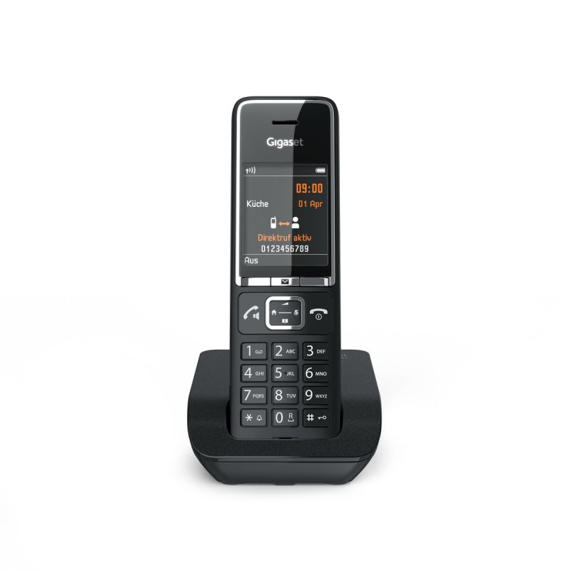 Gigaset COMFORT 550 Analog telephone Caller ID Black