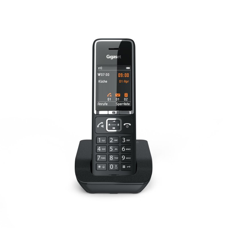Gigaset COMFORT 550 Analog telephone Caller ID Black
