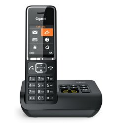 Gigaset COMFORT 550A Téléphone analogique Identification de l'appelant Noir