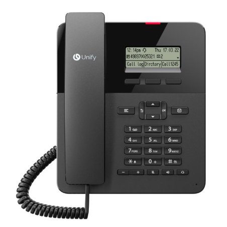 Unify OpenScape Desk Phone CP110 Analog telephone Black