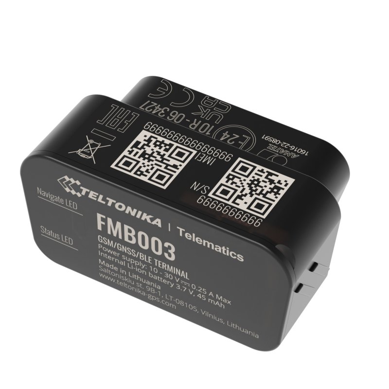Teltonika · Tracker GPS · FMB003 · Fahrzeug · GNSS/GSM/BLE 4.0