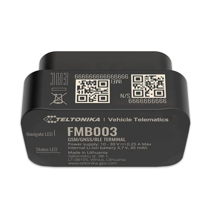Teltonika · Tracker GPS · FMB003 · Fahrzeug · GNSS/GSM/BLE 4.0