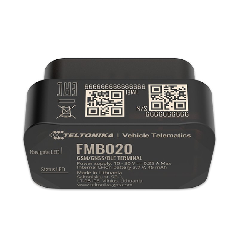 TELTONIKA TELEMATICS FMB020 OBD Plug & Play