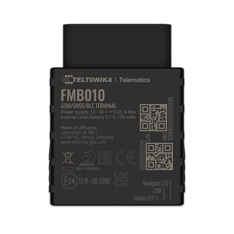 Teltonika · Tracker GPS · FMB010 · Fahrzeug · GNSS/GSM/BLE 4.0