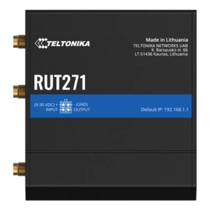 Teltonika · Router · RUT271 · Redcap 5G Router · eSIM