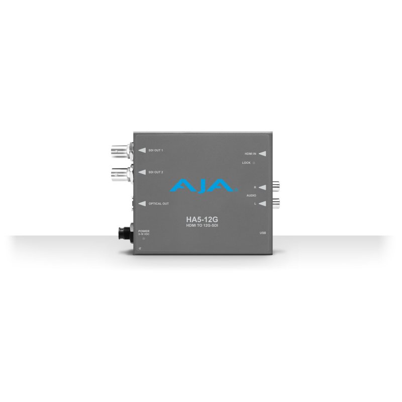 HA5-12G, Active Video Converter, Grey, 4096 x 2160,