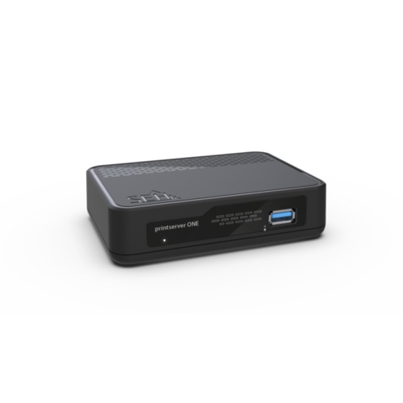 SEH printserver One print server Ethernet LAN Black