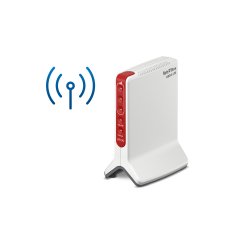 Box FRITZ! 6820 LTE (v3) INT routeur sans fil Gigabit Ethernet Monobande (2,4 GHz) 4G Rouge, Blanc
